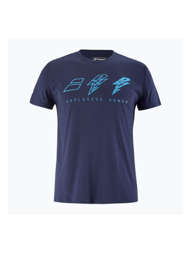 Мъжка тениска Babolat Drive Cotton heritage blue