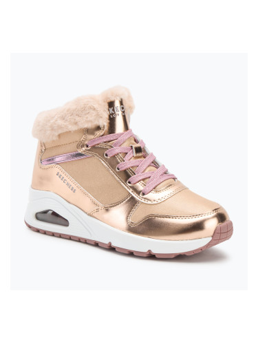 Детски обувки SKECHERS Uno Cozy On Air rose gold