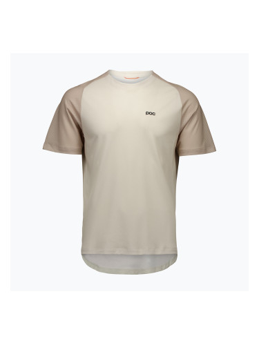 Мъжка тениска за колоездене POC Motion Air Jersey okenite off-white