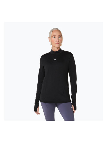 Дамски ASICS Road Winter Seamless performance черен тичане с дълъг ръкав