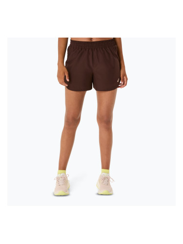 Дамски къси панталони за бягане ASICS Nagino Run Adjustable 4IN coffee