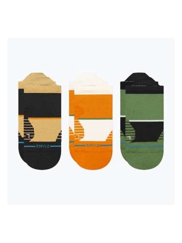 Stance Feeling Grit Ultra Tab чорапи 3 чифта черни