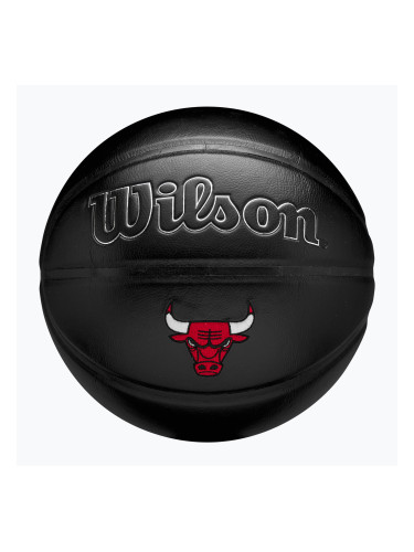 Wilson NBA Team Premiere Chicago Bulls баскетбол черен размер 7