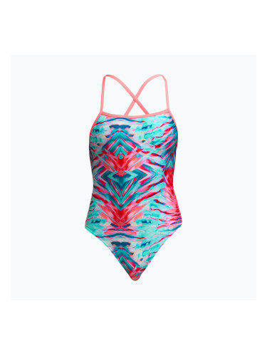 Funkita дамски бански костюм от една част Strapped In One Piece ripple reflect