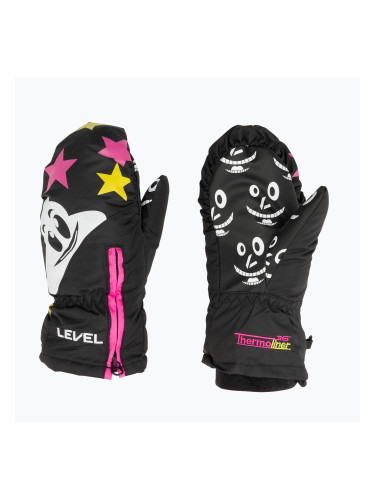 Level Lucky Mitt нинджа розови детски ски ръкавици
