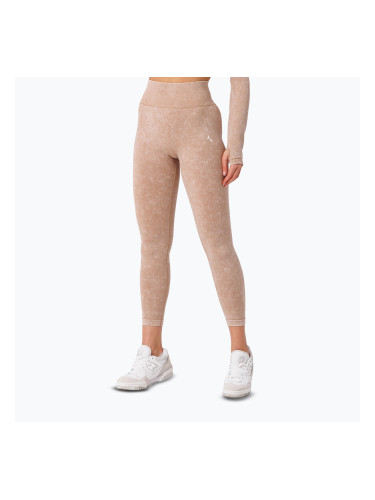 Дамски клинове за тренировка Carpatree Yasmine Seamless beige stone wash