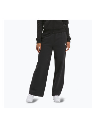 Дамски панталони Reebok Identity Small Logo Fleece Wide Leg black