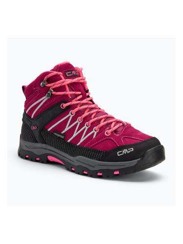 CMP Rigel Mid berry / pink fluo junior trekking boots