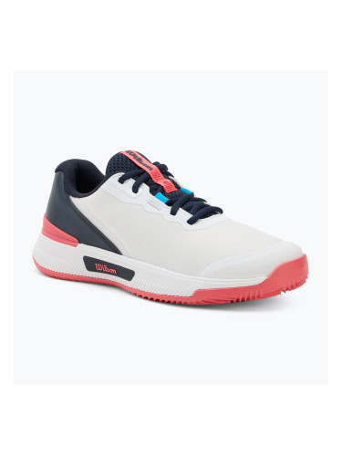 Дамски обувки за тенис Wilson Intrigue Pro Clay W white/ navy blazer/ dubarry