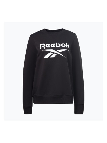 Дамски суитшърт Reebok Identity Big Logo Fleece Crew black