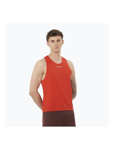 Мъжки потник за бягане Salomon S/Lab Speed Singlet flery red