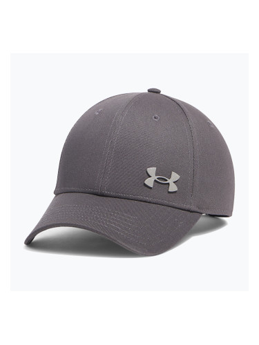 Мъжки Under Armour Sportstyle Metal Регулируема бейзболна шапка castlerock/silver