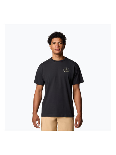 Мъжка тениска Columbia Tunnel Valley Graphic Tee black/naturally inclined