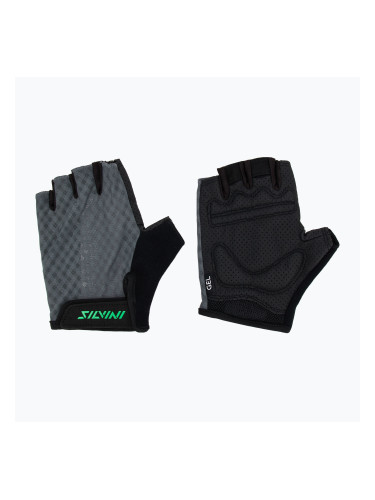 Мъжки ръкавици за колоездене SILVINI Gaiono сиво/зелено