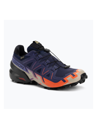 Мъжки обувки за бягане Salomon Speedcross 6 GTX maritime blue/black/cherry tomato