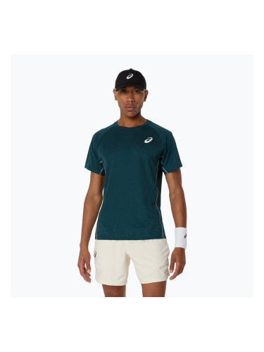 Мъжка тенис фланелка ASICS Match Actibreeze Top saxon green