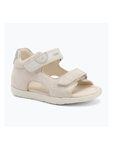 Детски сандали Geox Macchia в бяло/сребристо