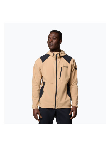 Мъжко софтшел яке Columbia Triple Canyon с качулка canone/black