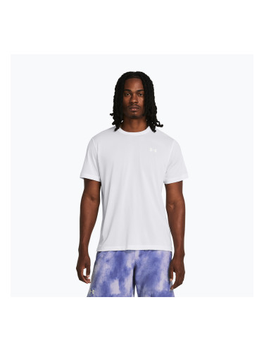 Мъжка тениска за бягане Under Armour Streaker бяла/отразителна