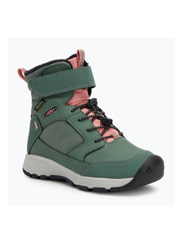 Детски ботуши за сняг KEEN Skua Winter WP dark forest/rose elegance