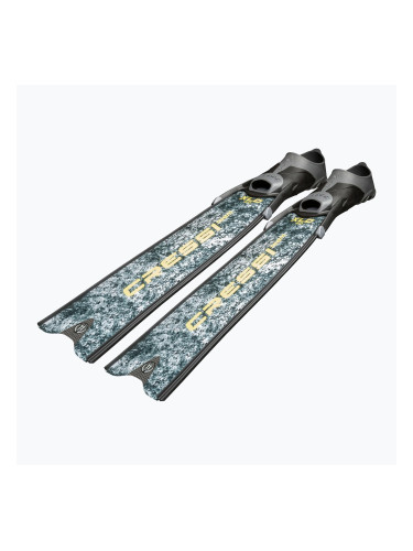 Cressi Gara Turbo Carbon сиви камуфлажни плавници за гмуркане