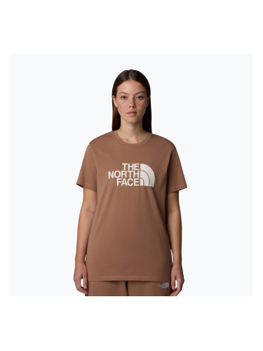 The North Face дамска тениска Relaxed Easy Tee latte/white dune