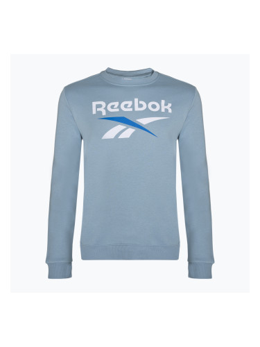 Мъжки суитшърт Reebok Identity Big Logo Fleece Crew upgrade blue