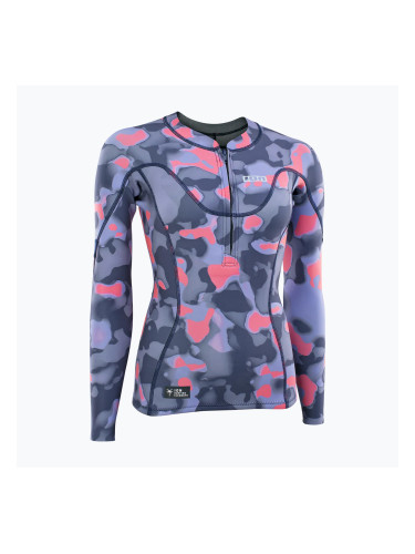 Дамска неопренова блуза с дълъг ръкав ION Neo Zip Top 1.5 capsule pink