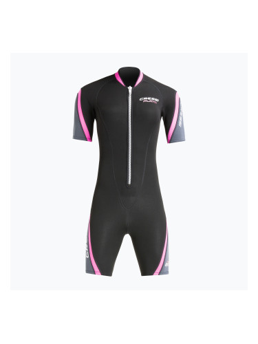 Дамски хидрокостюм Cressi Playa Shorty 2.5 mm black/pink