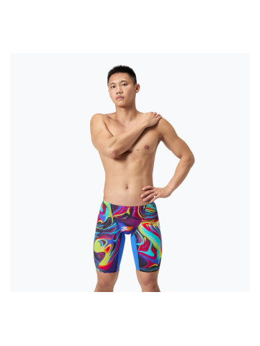 Мъжки шорти за плуване тип клин Speedo Fastskin LZR Pure Valor 2.0 Jammer molten blur/cobalt pop print