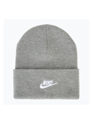 Зимна шапка Nike Peak Futura Beanie dark grey heather/white