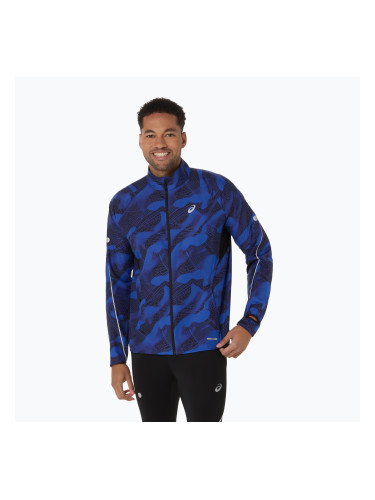 ASICS Road Lite-Show Packable performance черно/тъмно кобалтово мъжко яке за бягане