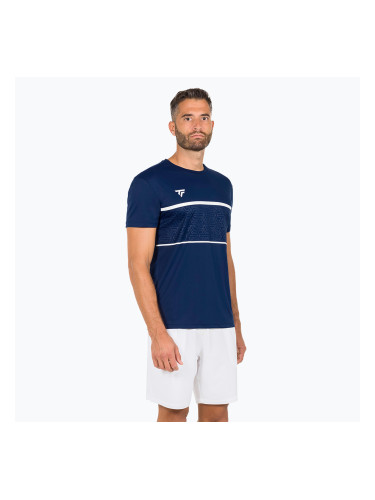 Мъжка тениска за тенис Tecnifibre Team Tech Tee marine