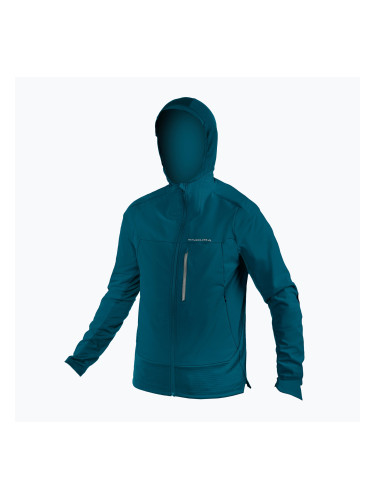Мъжко яке за колоездене Endura MT500 Polartec barra blue