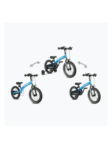 Детски велосипед Qplay Miniby 3in1 син