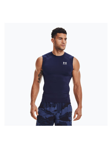 Мъжки резервоар за тренировки Under Armour Heat Gear Armour Comp Midnight navy/white