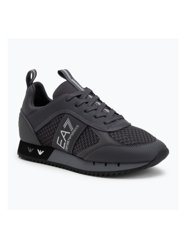 EA7 Emporio Armani Black & White Laces asphalt grey/silv.g7 обувки