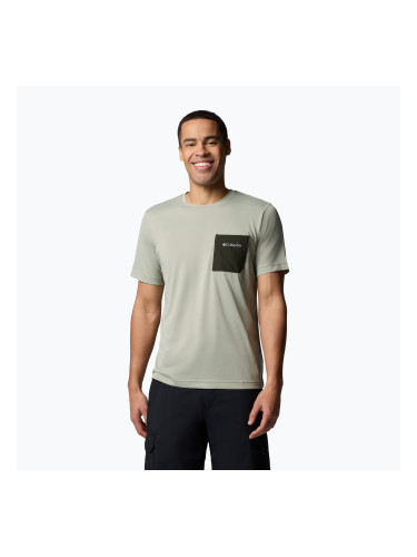 Мъжка тениска Columbia Hike Pocket Crew safari/greenscape