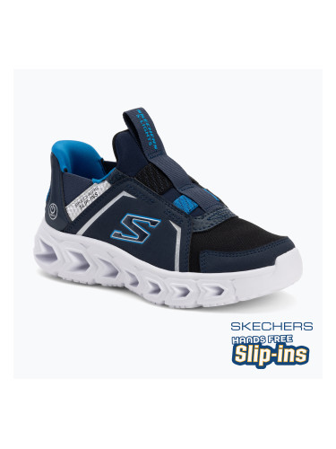 Детски обувки SKECHERS Slip-Ins Hypno-Flash 2.0 тъмносини/черни
