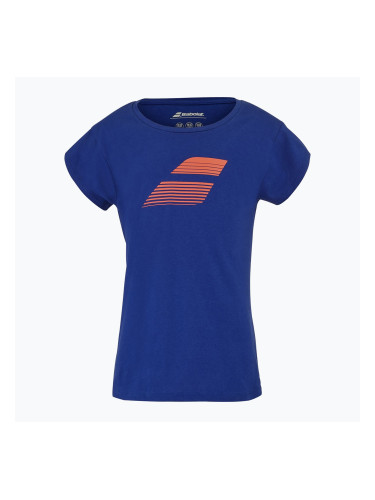 Детска тениска Babolat Exercise Cotton Jr sodalite blue