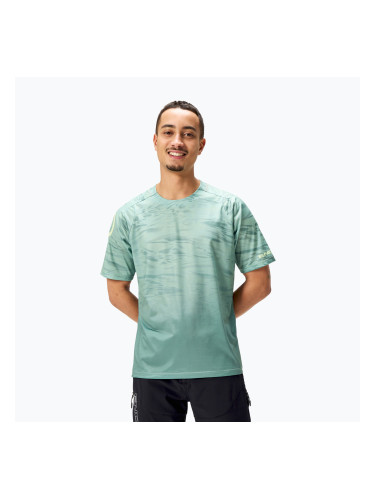 Мъжко колоездачно тениско Endura Marble Ltd Печатано лох зелено