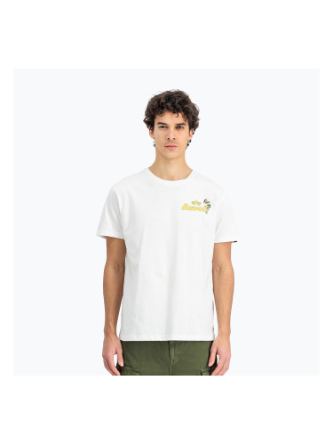 Alpha Industries мъжка тениска Pearl Harbor Back Print бяла