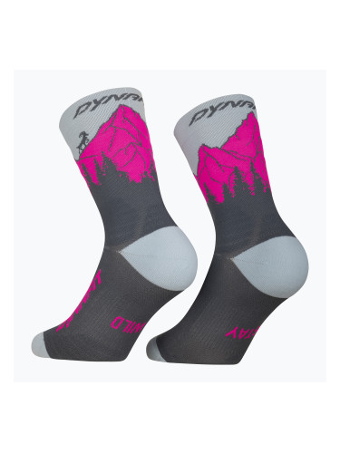 Чорапи DYNAFIT Traverse Crew cinder pink glo/6070