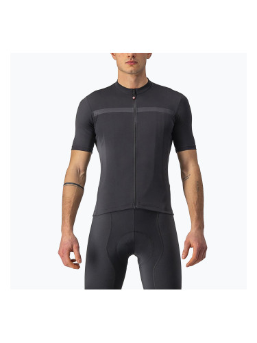 Мъжка колоездачна тениска Castelli Classifica light black