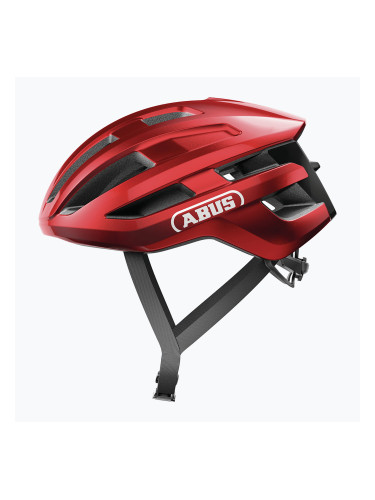 Велосипедна каска ABUS PowerDome MIPS blaze red
