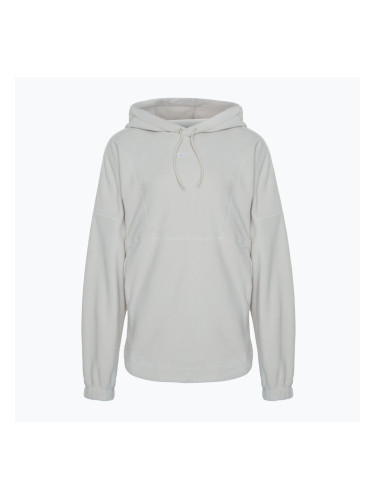 Дамски суитшърт Nike One Therma-FIT светло кафяво/бяло