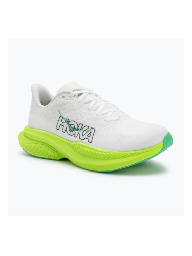 Мъжки обувки за бягане HOKA Mach 6 white/neon lime