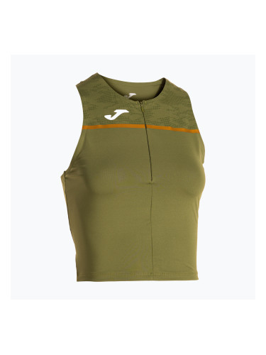 Дамска тениска за бягане Joma Record III Top в цвят каки