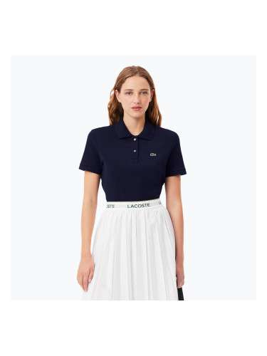 Дамска поло риза Lacoste PF7839 тъмно синьо