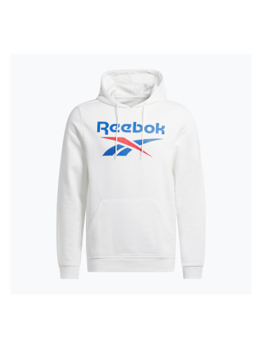 Мъжки суитшърт Reebok Reebok Identity Big Logo Fleece Hoodie white